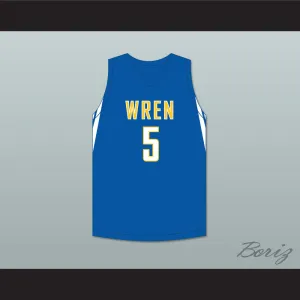 Bryce McGowens 5 Wren High School Hurricanes Blue Basketball Jersey 1