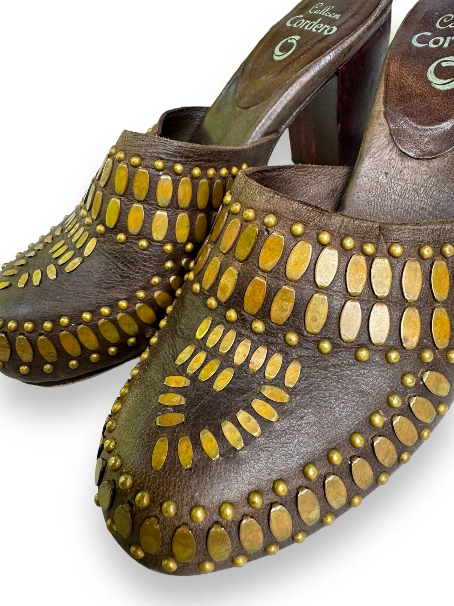 Calleen Cordero Shoe Size 6 Brown Clogs