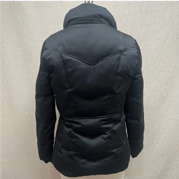 Calvin Klein Down Jacket With Faux Fur Trim Hood Size XS