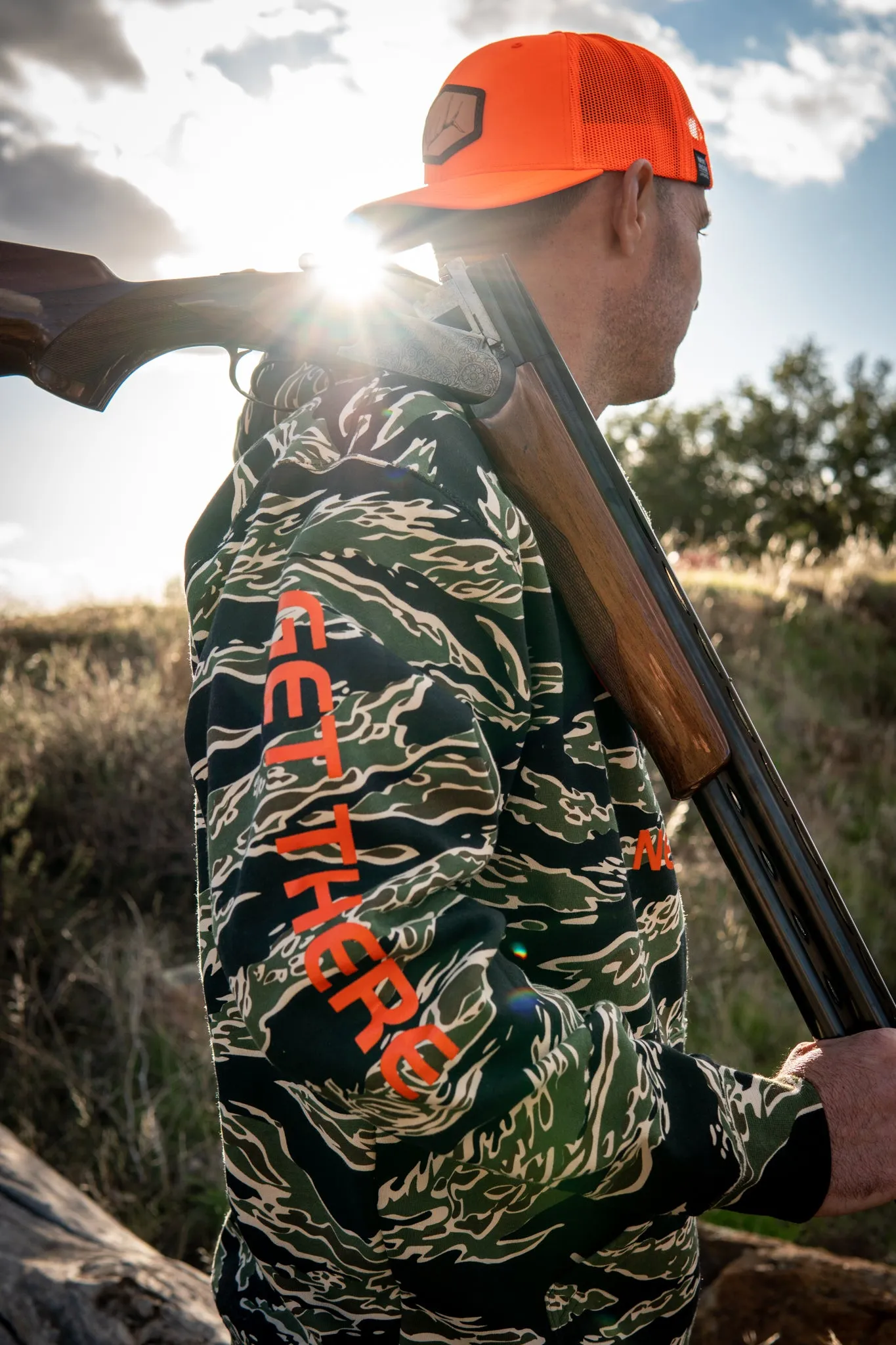 Camo & Blaze Hoodie