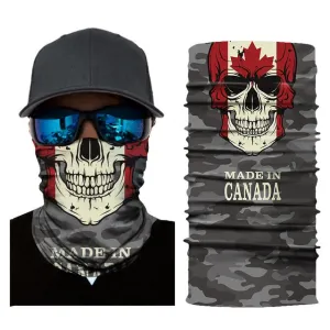 Camouflage Skull National Flag Seamless Scarf
