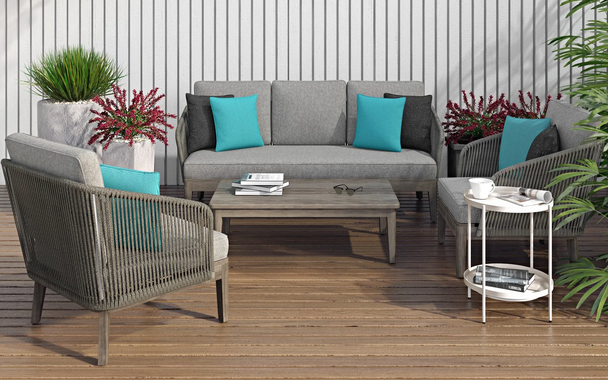 Carmel Outdoor Conversation Chair