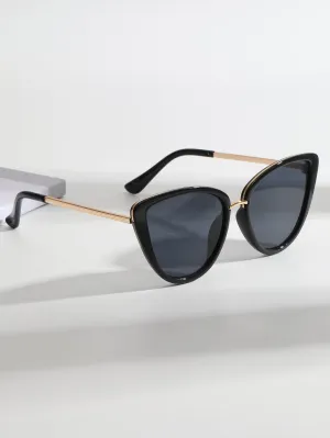 Cat Eye Sunglasses - Black