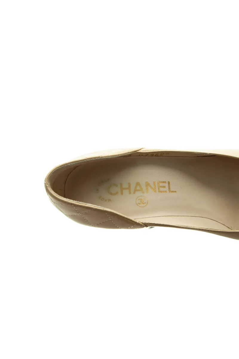 CC Cap Toe Platform Pumps - Size 36.5