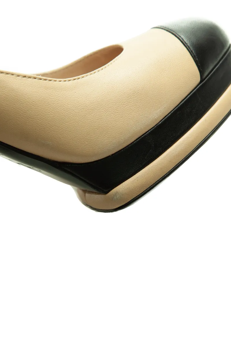 CC Cap Toe Platform Pumps - Size 36.5