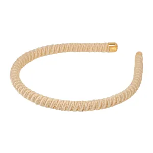 Celine 1 cm Ivory Headband