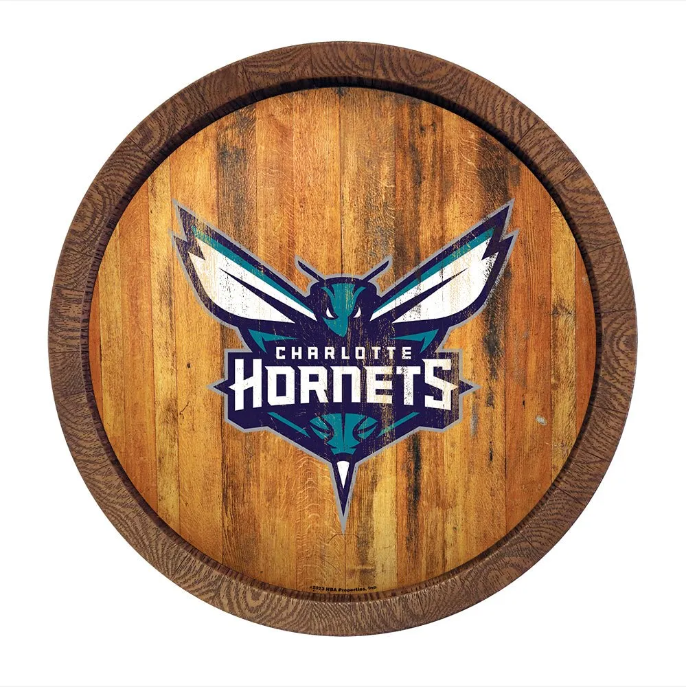 Charlotte Hornets: "Faux" Barrel Top Sign