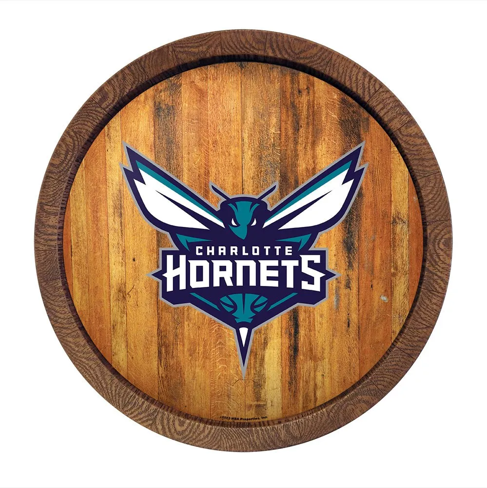 Charlotte Hornets: "Faux" Barrel Top Sign