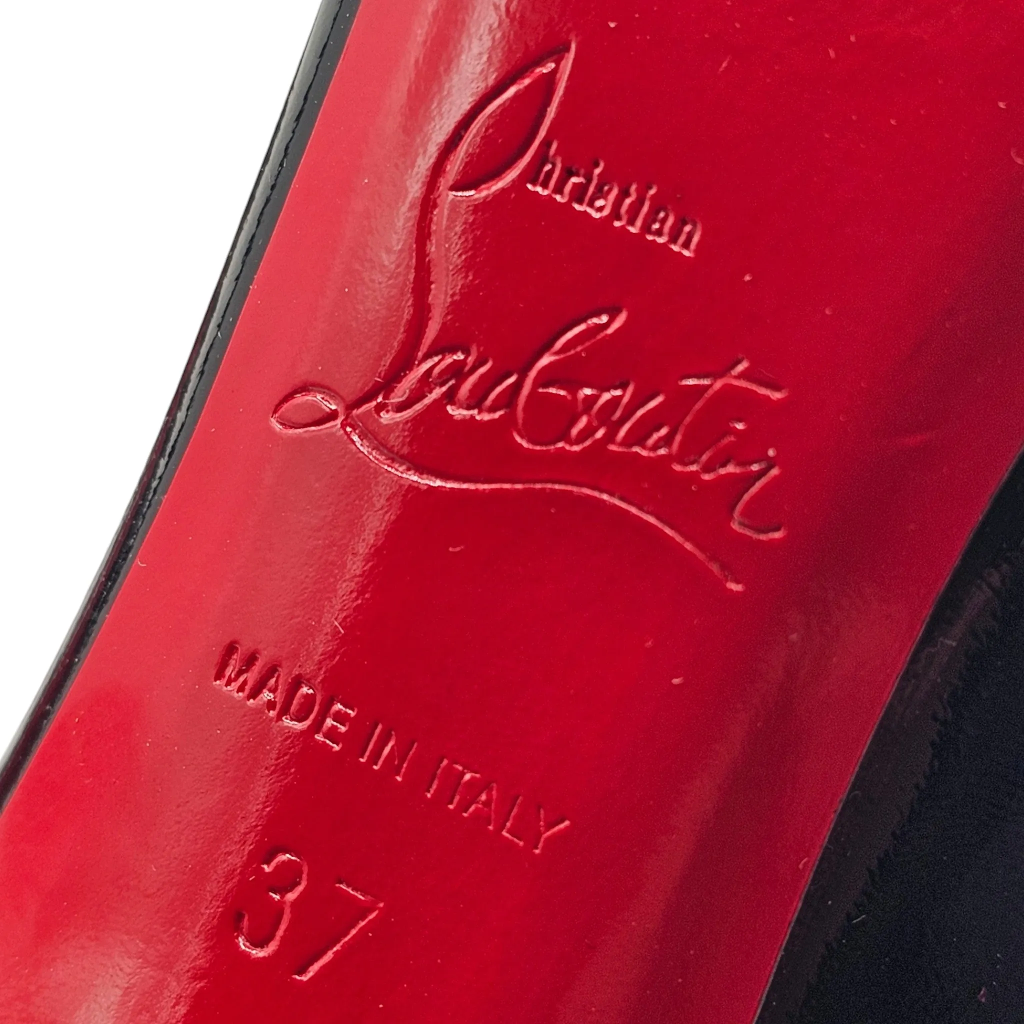 Christian Louboutin Hot Chick Pumps 100mm - Patent Leather - Black