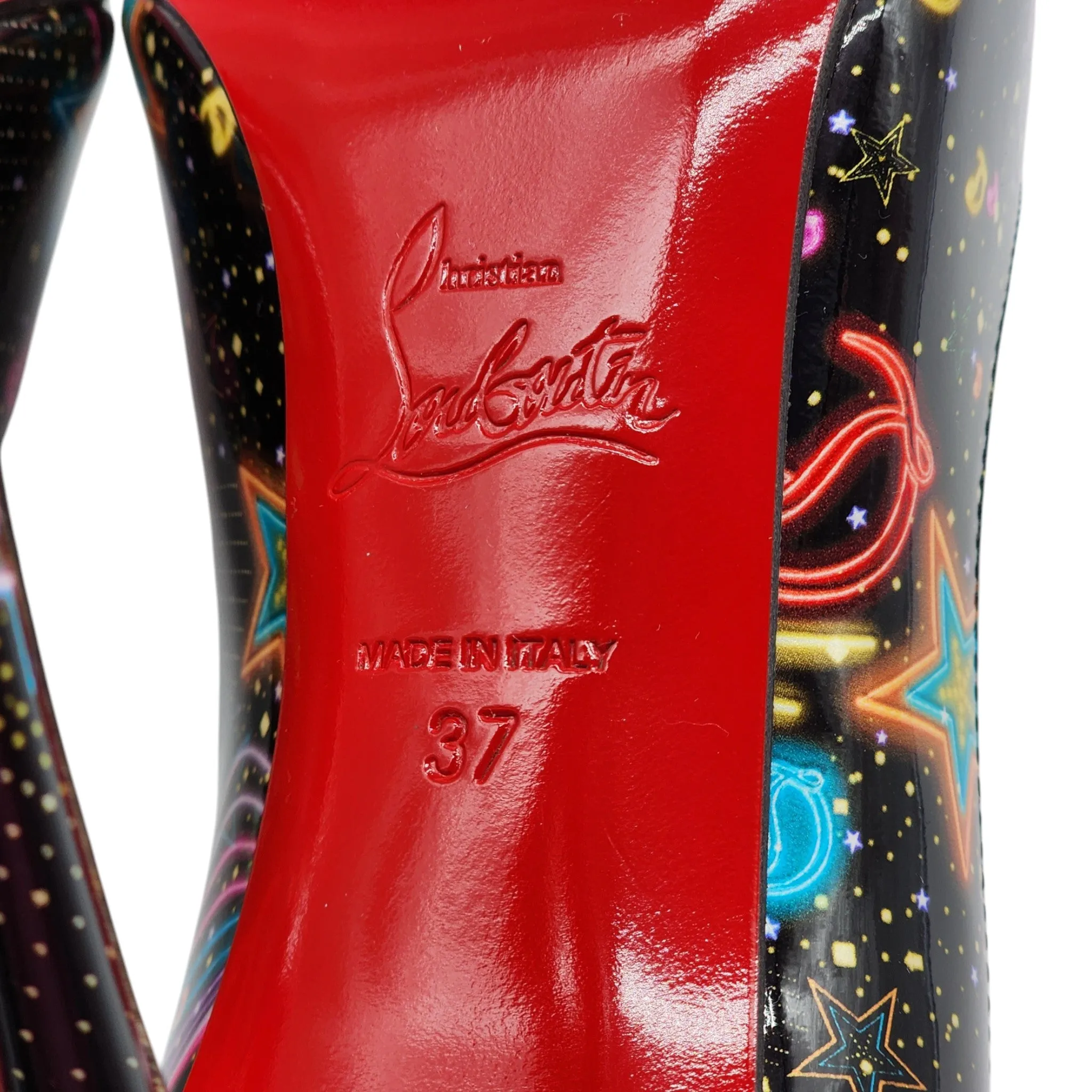 Christian Louboutin Viva Las Vegas Kate Pumps 100mm - Patent Leather - Black 37