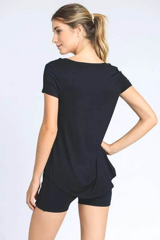 Classic Black Tee