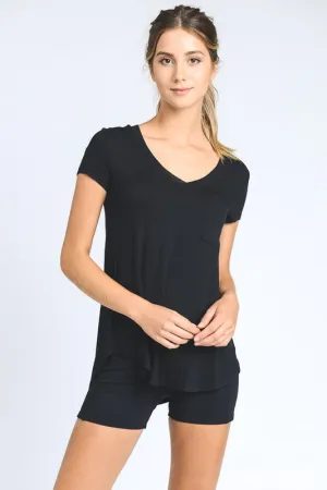 Classic Black Tee