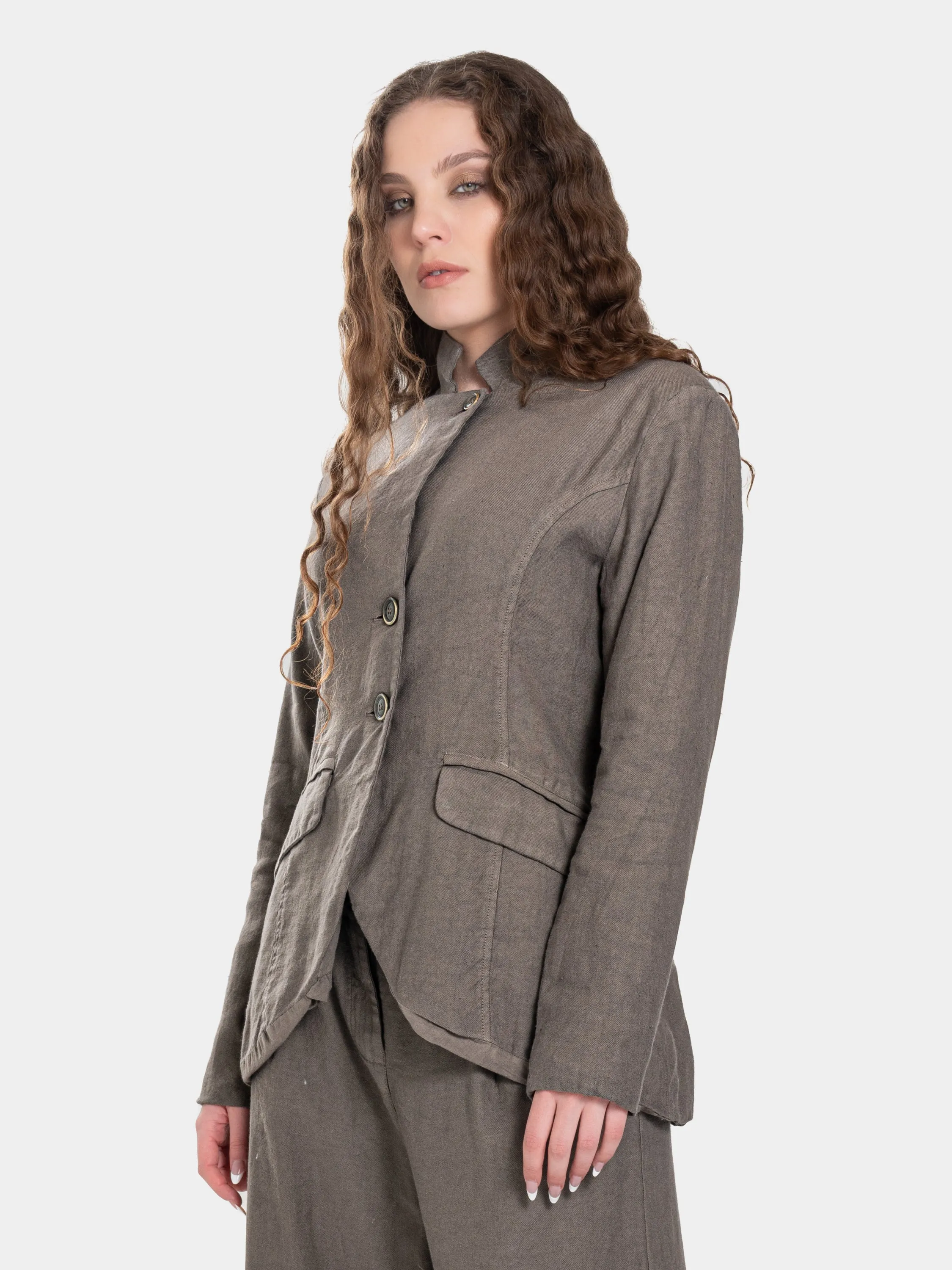 Cotton Flap Pocket Jacket