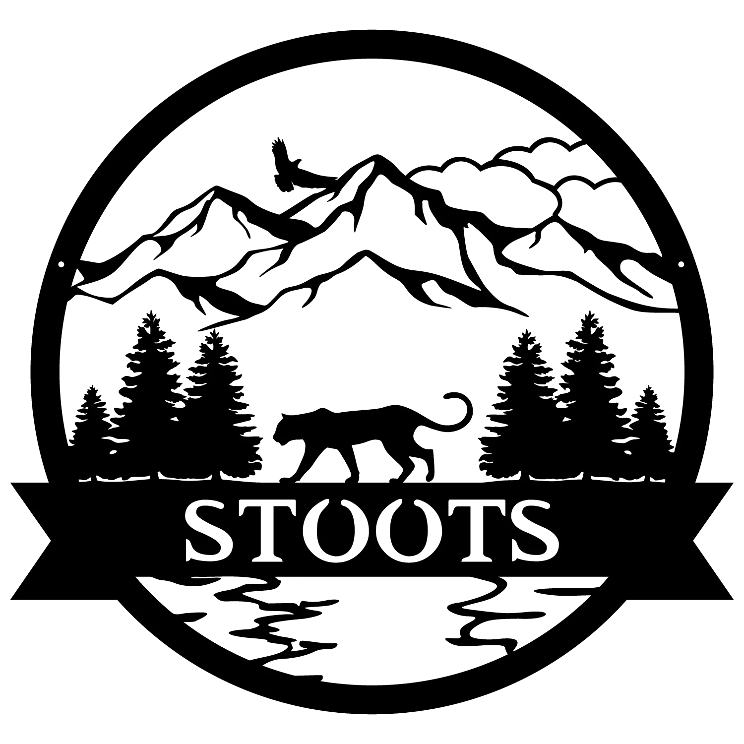 Cougar Outdoor Monogram