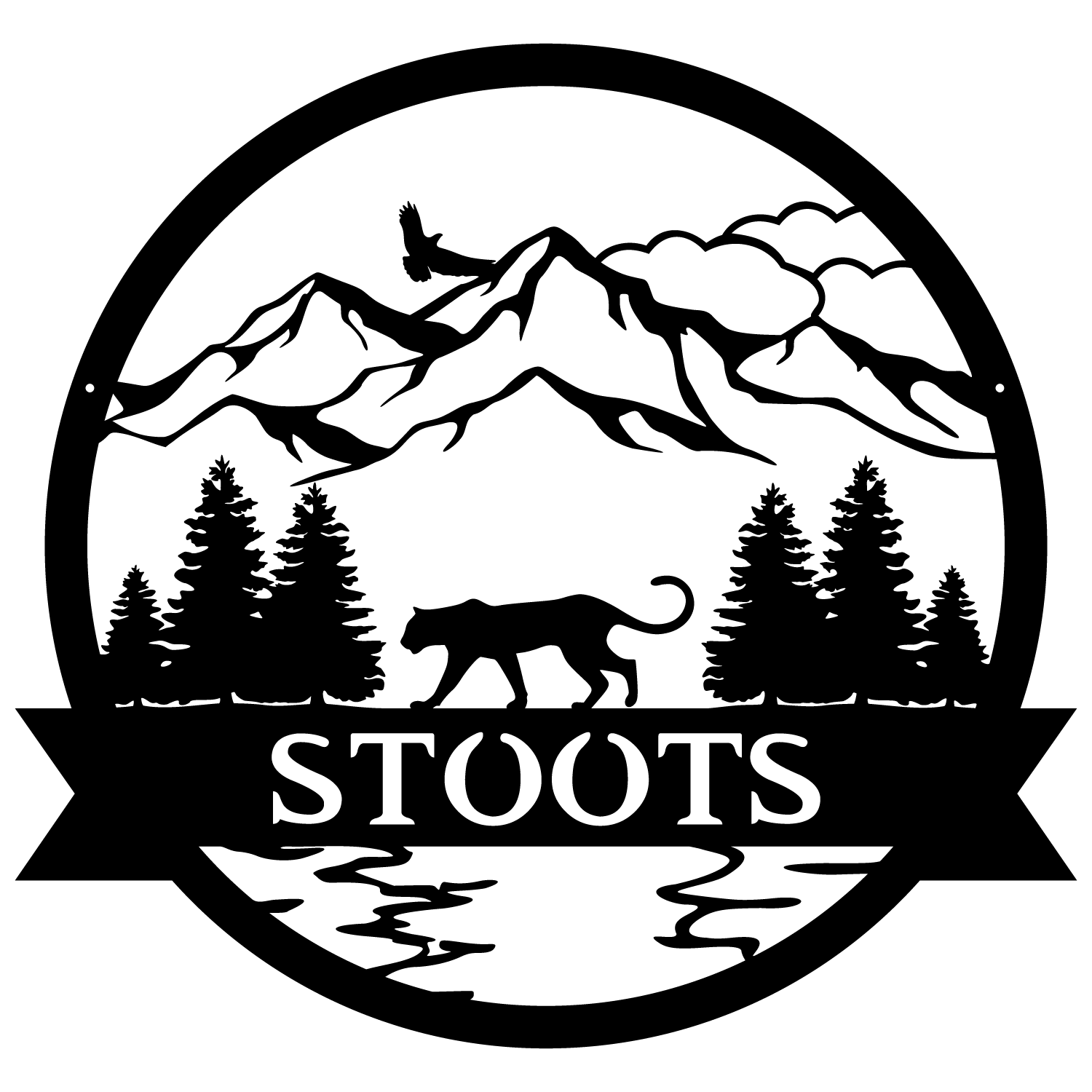 Cougar Outdoor Monogram