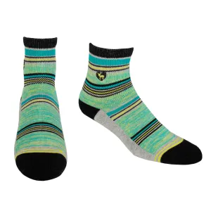 Cushioned Socks | Comfy Quarter Crew | Newport Grey