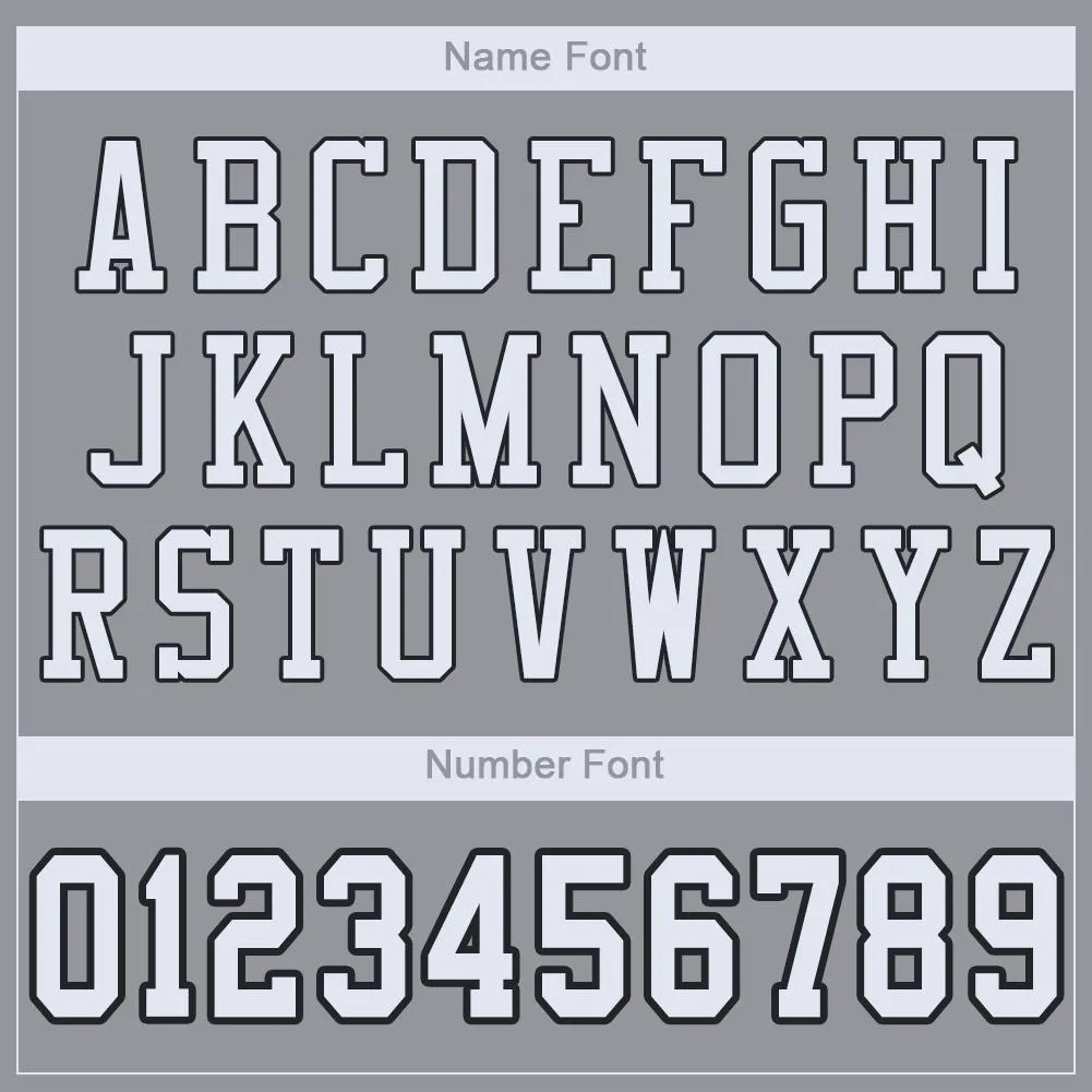 Custom Light Gray White-Black Mesh Authentic Football Jersey