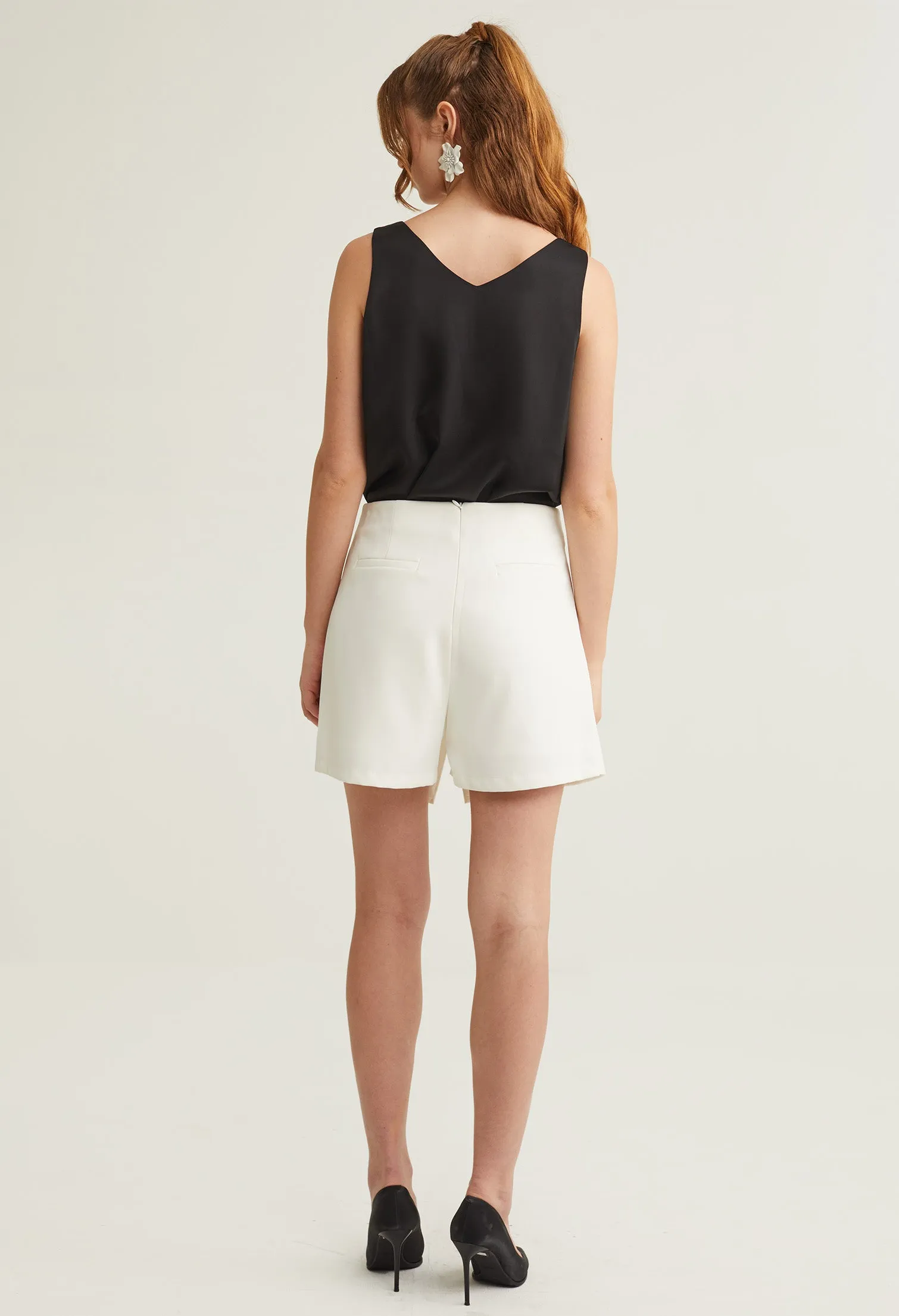 Cutesy Faux Wrap Skort