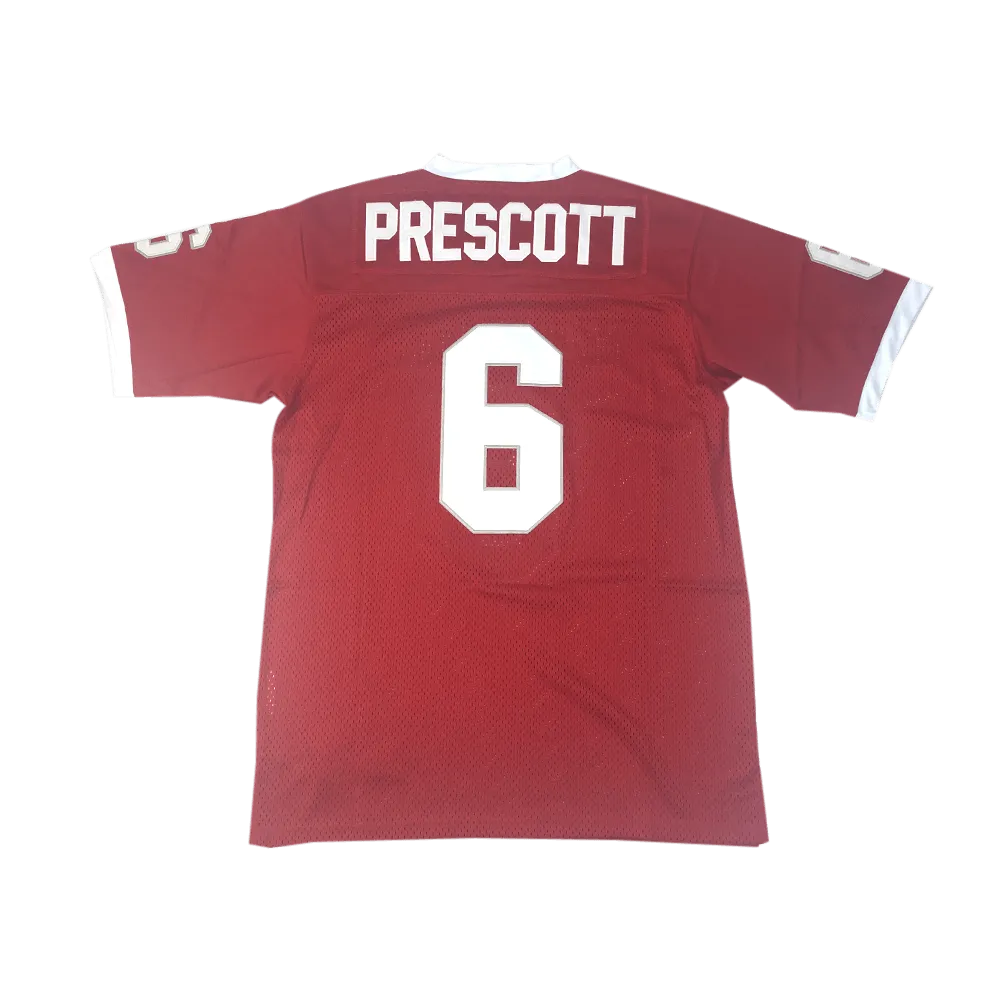 DAK PRESCOTT HIGH SCHOOL FOOTBALL JERSEY (RED)