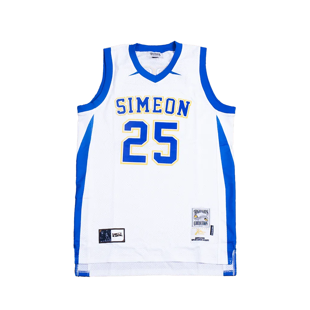 DERRICK ROSE SIMEON HIGH SCHOOL BASKETBALL JERSEY