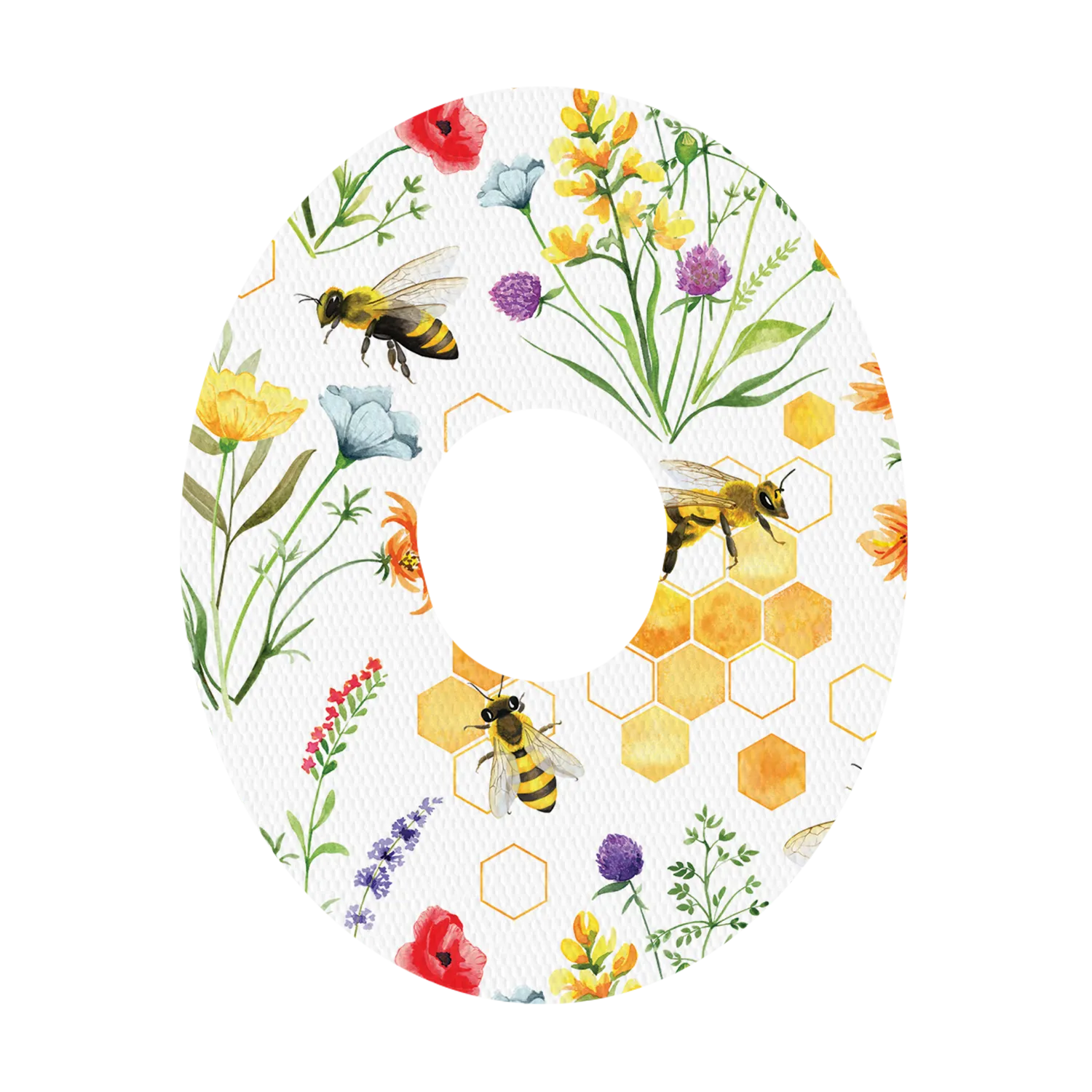 Dexcom Bees and Flowers Design Patches