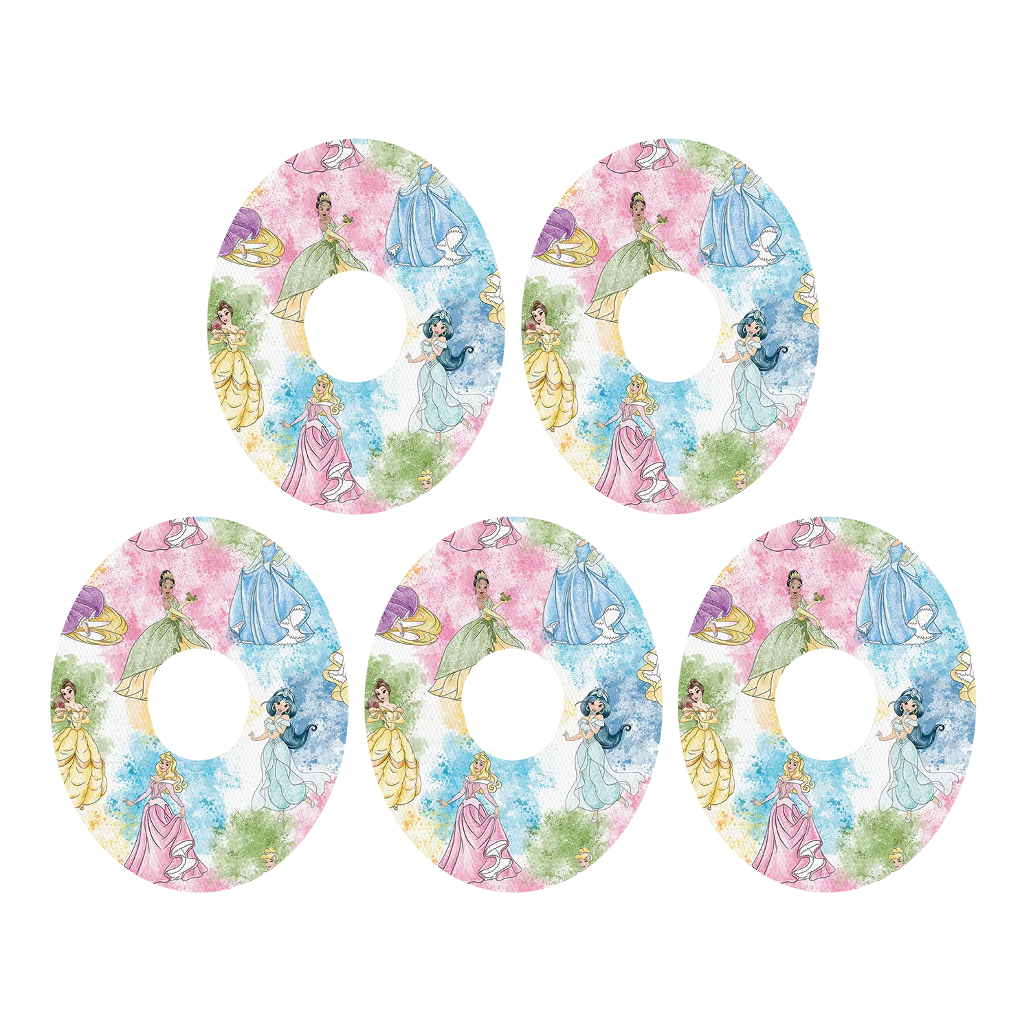 Dexcom Disney Princesses Design Patches