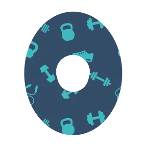 Dexcom Dumbbell Pattern Design Patches