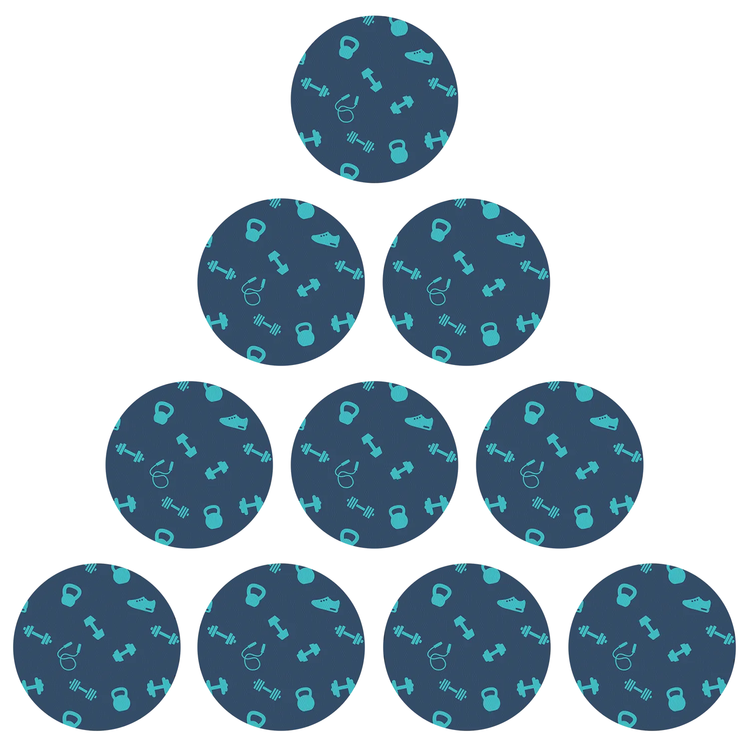 Dexcom Dumbbell Pattern Design Patches