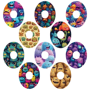 Dexcom Monsters Mix Design Patches