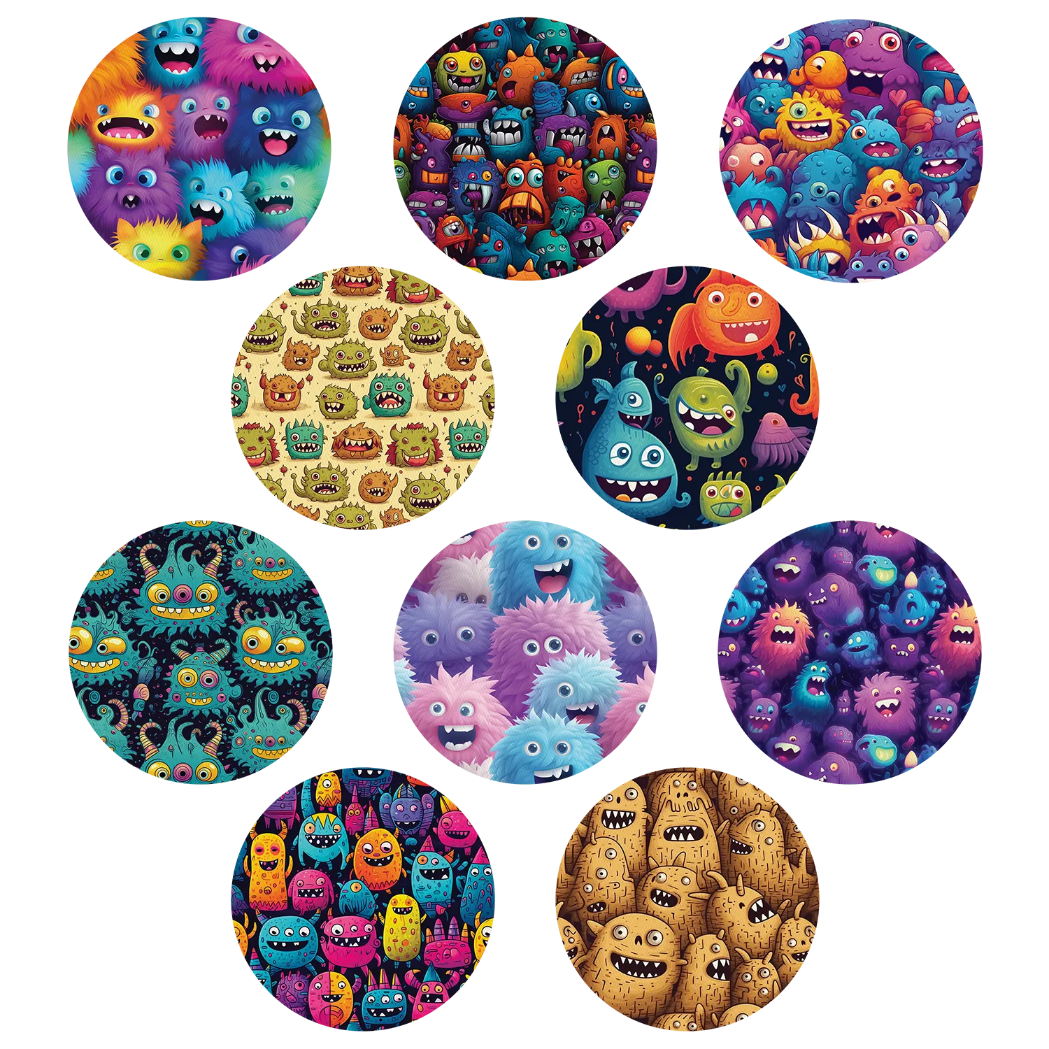 Dexcom Monsters Mix Design Patches