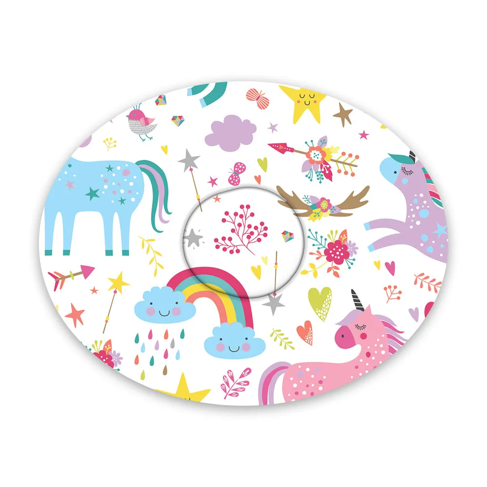 Dexcom Pastel Unicorns Design Patches
