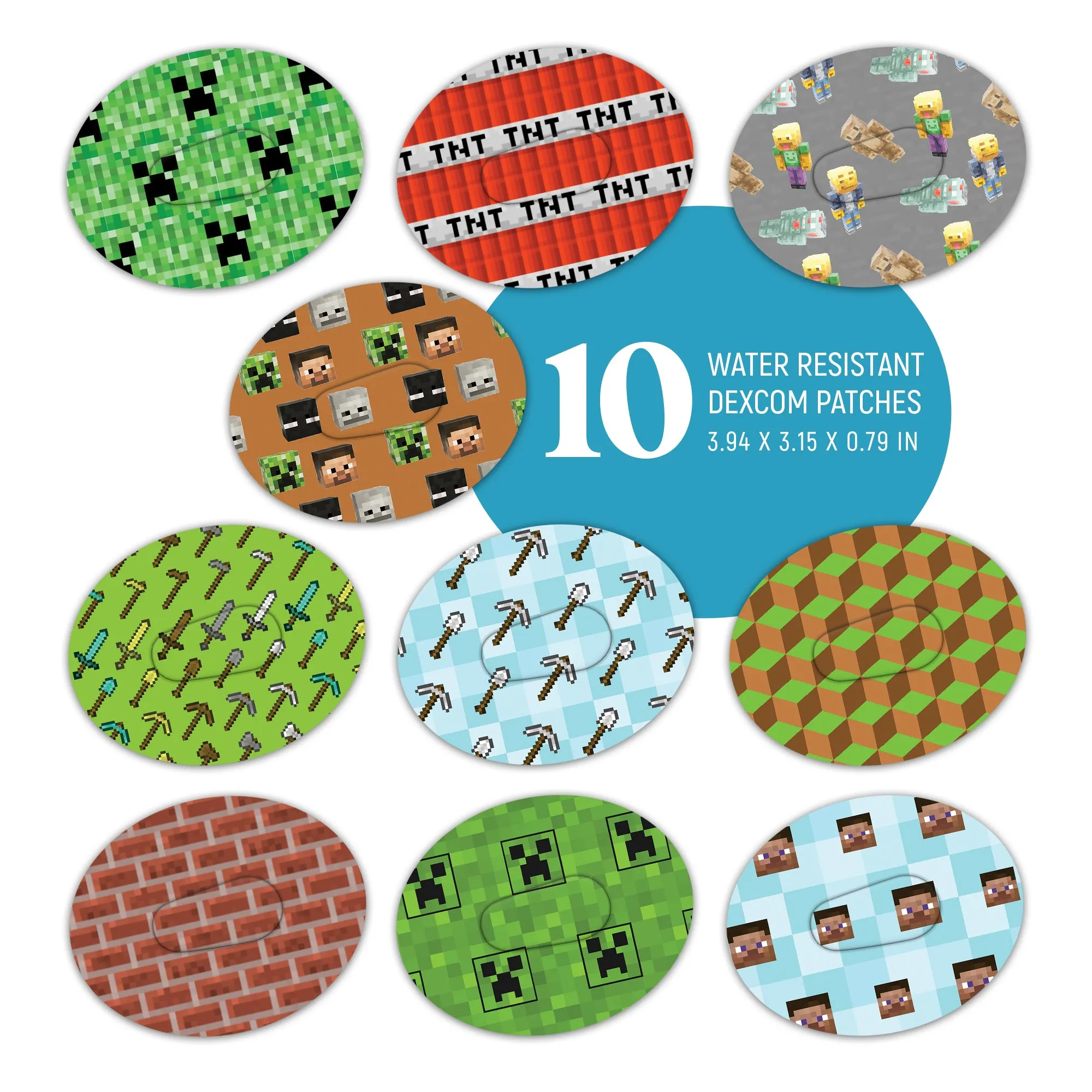 Dexcom Pixels Mix Design Patches