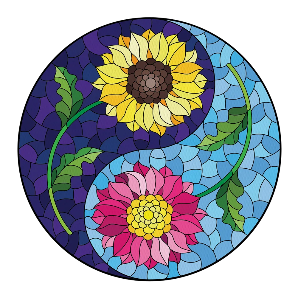 Dexcom Stained Glass Flowers Design Patches