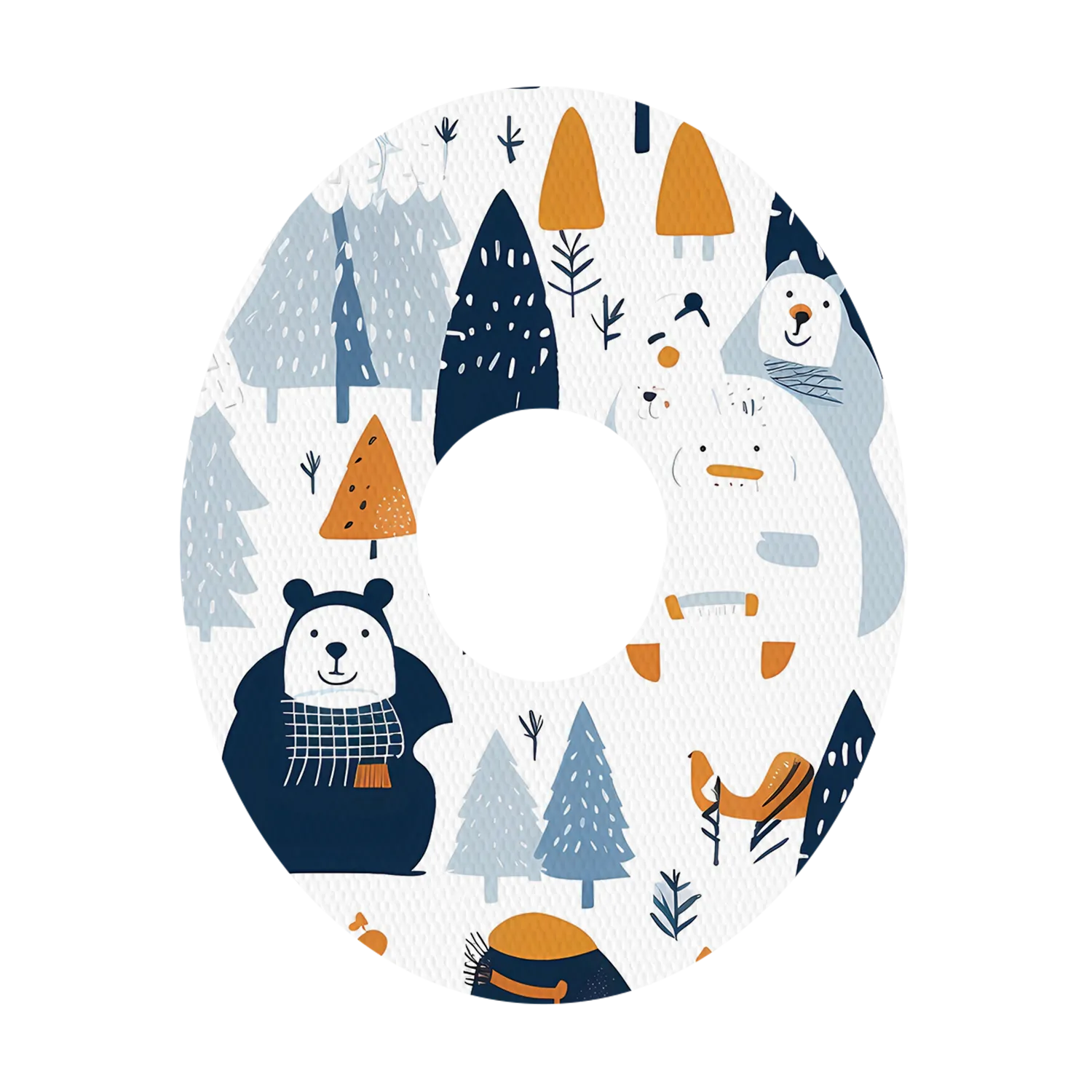 Dexcom Winter Animals Mix Design Patches