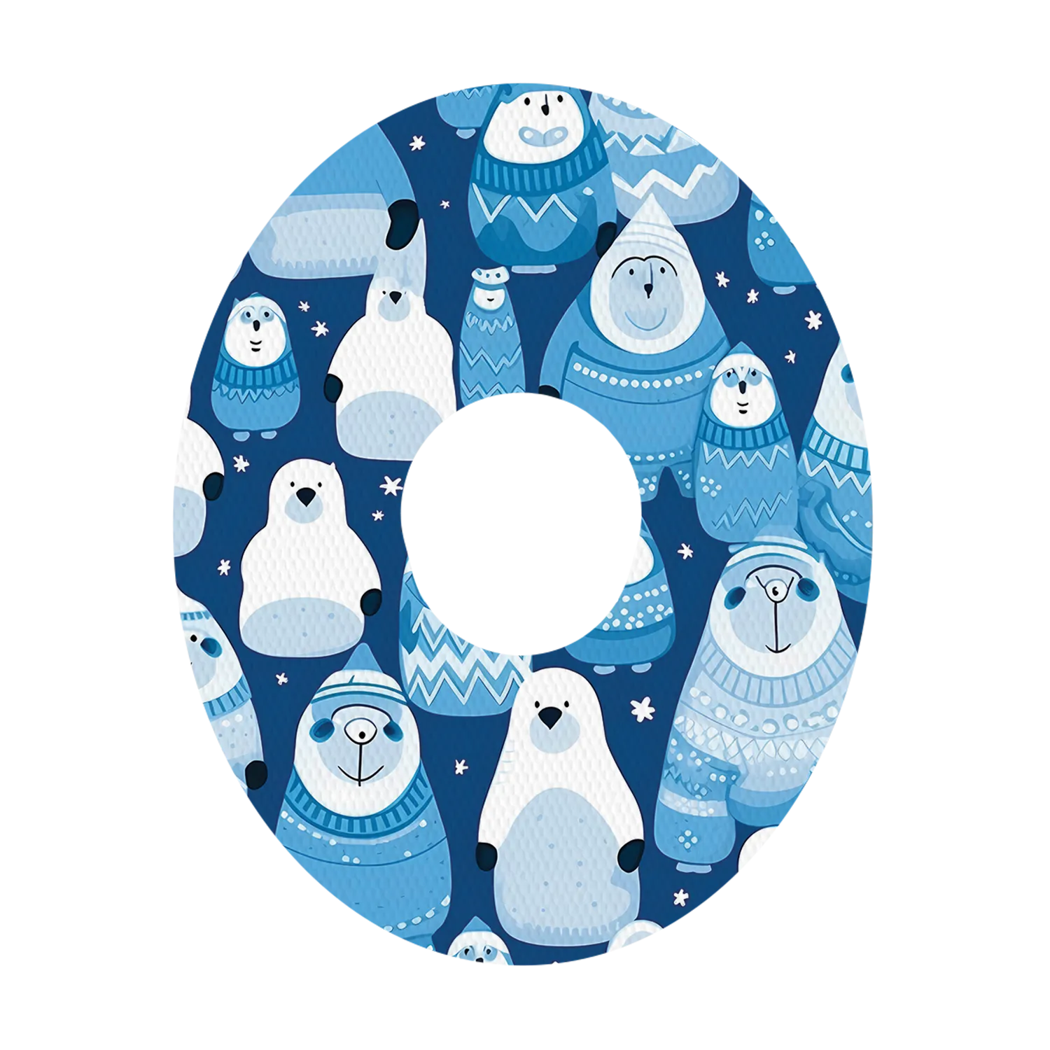 Dexcom Winter Animals Mix Design Patches