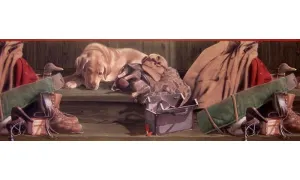 Dog 10030301 Wallpaper Border