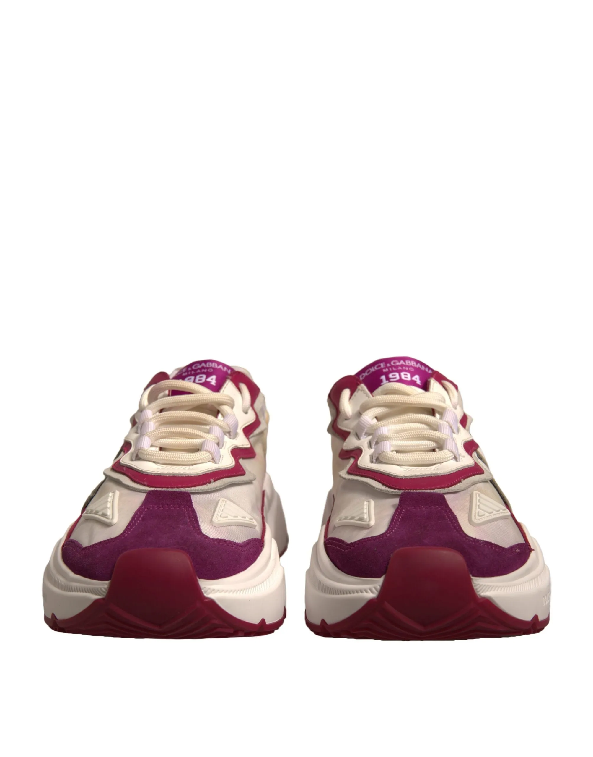Dolce&Gabbana DAYMASTER Women Multicolor Sneakers Nylon Wedge Trainer Shoe EU 41