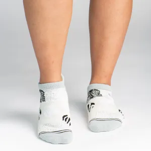 Dr. Segal's x PUDUS Cushioned Socks | Comfy Ankle | Wild At Heart Quiet Grey