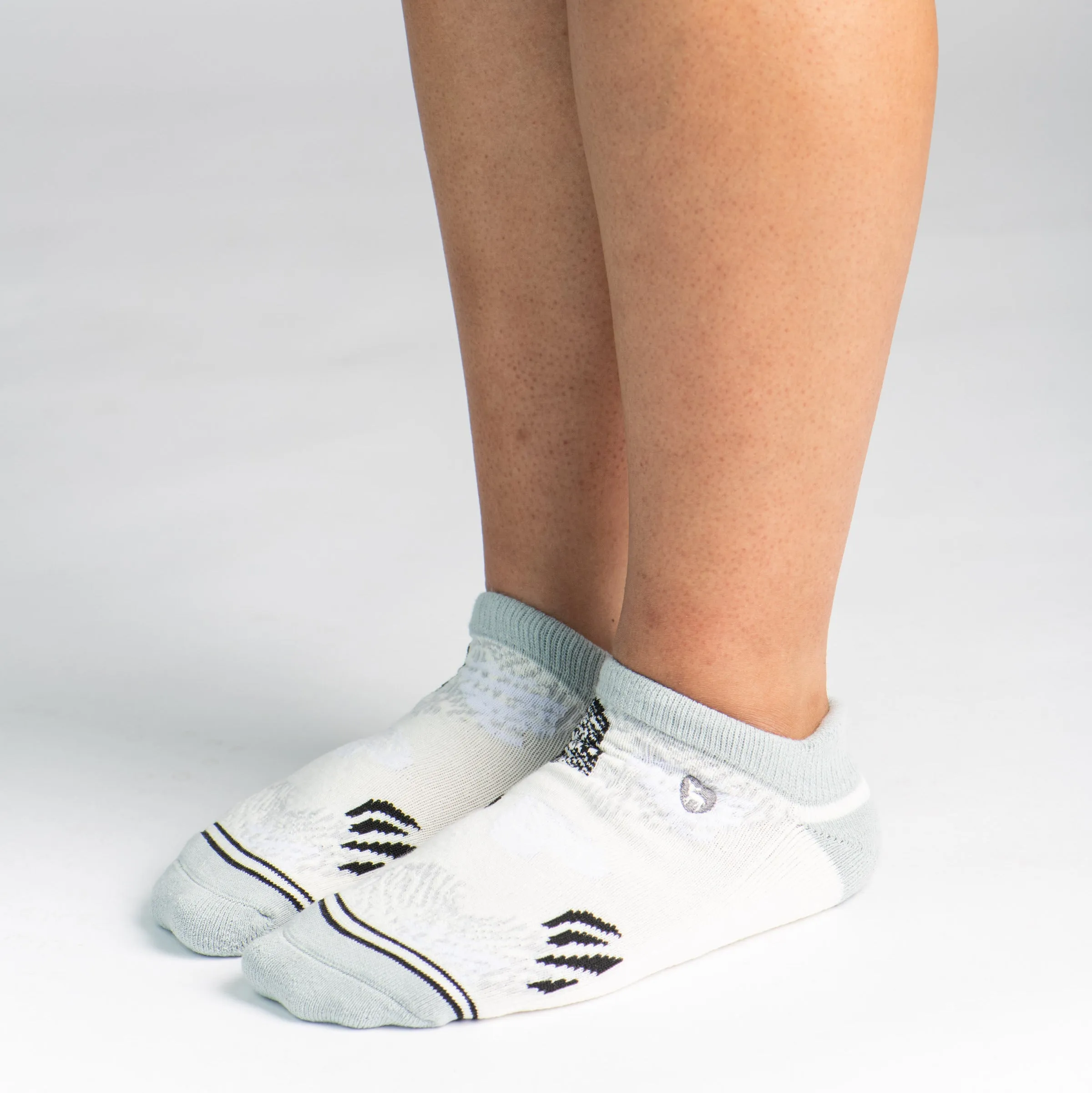 Dr. Segal's x PUDUS Cushioned Socks | Comfy Ankle | Wild At Heart Quiet Grey