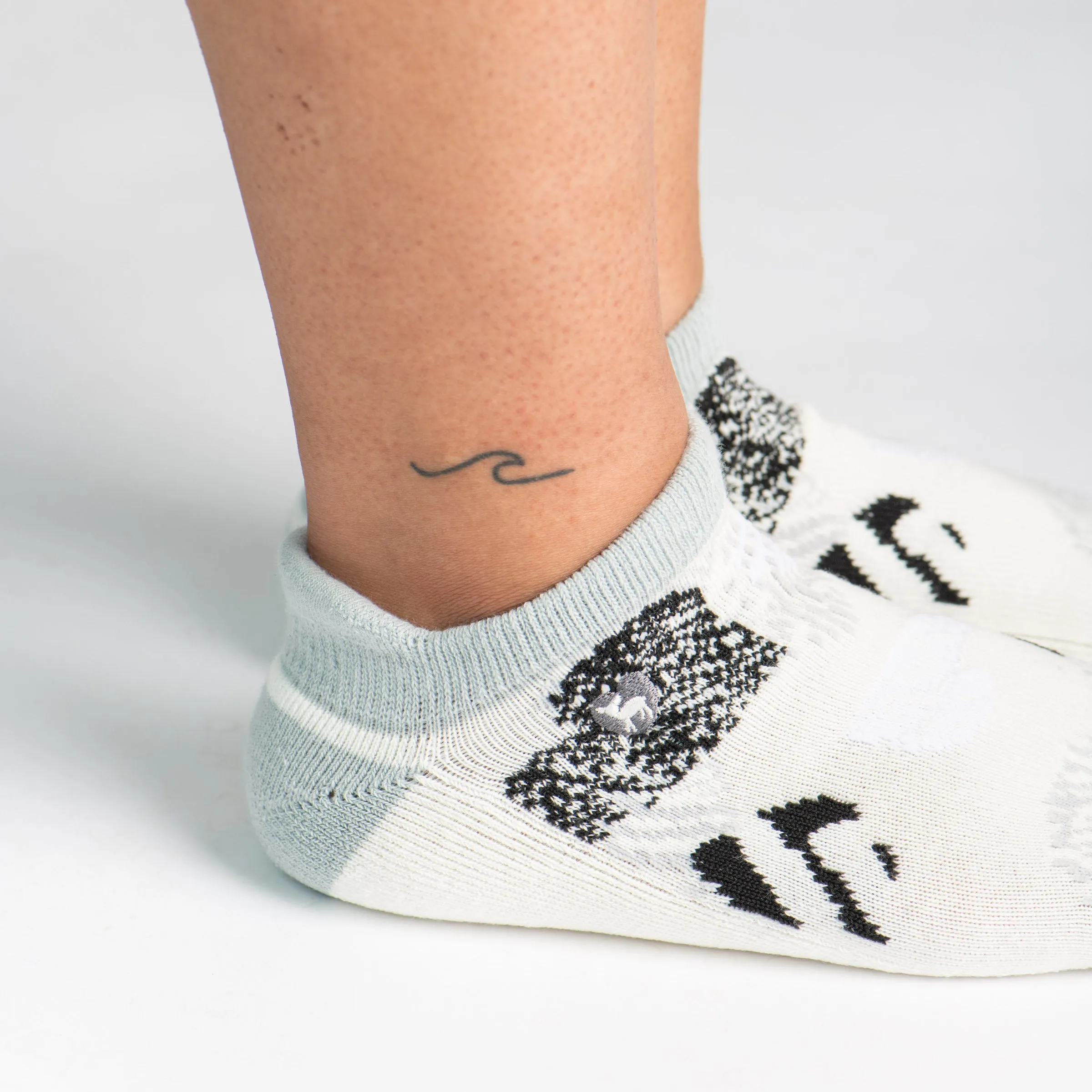 Dr. Segal's x PUDUS Cushioned Socks | Comfy Ankle | Wild At Heart Quiet Grey