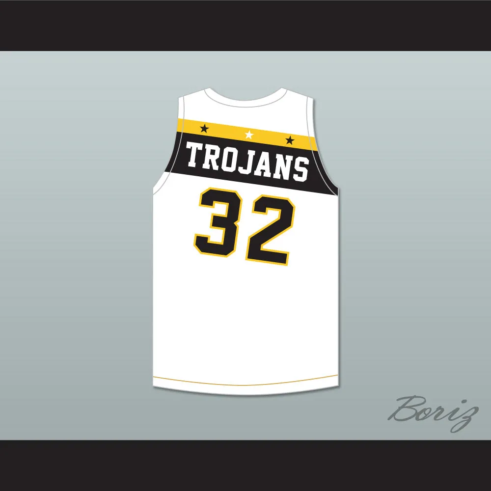Draymond Green 32 Saginaw High School Trojans White Basketball Jersey 1