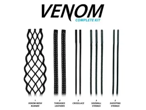 ECD Venom Complete Women's Lacrosse Mesh Kit