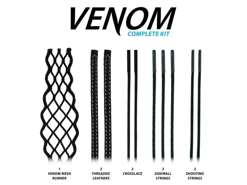 ECD Venom Complete Women's Lacrosse Mesh Kit