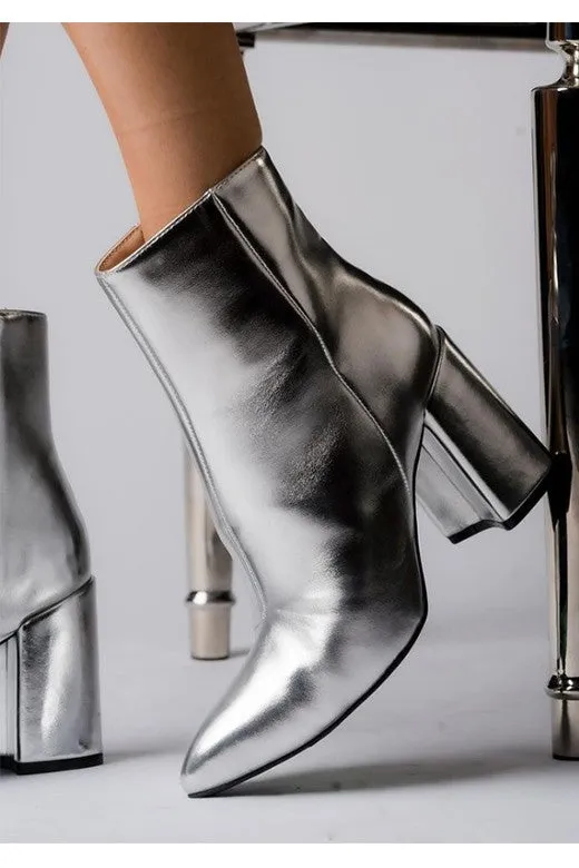 EDITH METALLIC BOOT 9-10