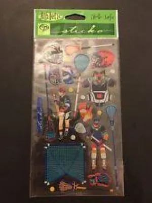 EK Success Sticko Athletic Stickers - Lacrosse