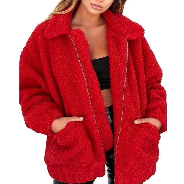 Elegant Faux  Coat