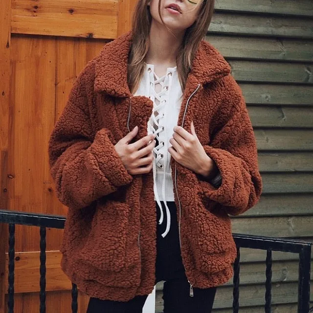 Elegant Faux  Coat