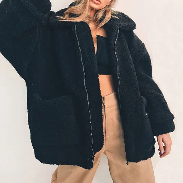 Elegant Faux  Coat