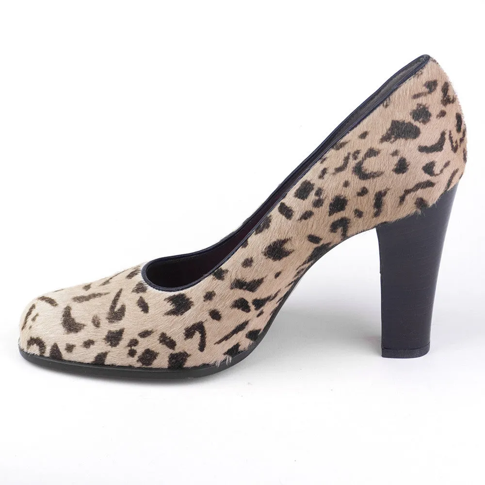 Emmanuel Ungaro 1990's Leopard-Print Pumps, 8  New/Old
