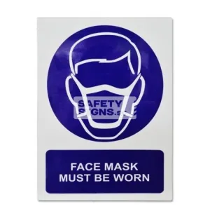 Face Mask Must Be Worn (M005_ALU)